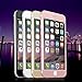 iphone 6s screen protector,Yoyamo 3D Full Cover High Definition Round Angle Crystal Clear High Response Hard Tempered-Glass Screen Protector for Apple iPhone 6 and 6s (Gold)
