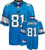 Calvin Johnson Detroit Lions Blue NFL Replica Jersey