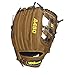 Wilson Advisory Staff Dustin Pedroia Youth Baseball Glove, Saddle Tan, Right Hand Throw, 10.75-Inch