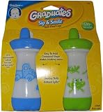 Sip & Smile Spill Proof Cup 10-oz - 2 pk - Blue / Green