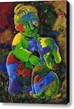 Dog Star Canvas Print / Canvas Art - Artist June Walker