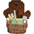 Luxury Spa Travel Gift Basket with Bath Necessities for Men
