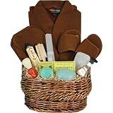 Luxury Spa Travel Gift Basket with Bath Necessities for Men