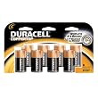 Duracell Coppertops Batteries, C Size, 8-Count Packages (Pack of 2)