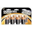 Duracell Coppertops Batteries, C Size, 8-Count Packages (Pack of 2)