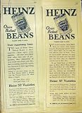 Heinz Baked Beans Food Advert Old Print 1919