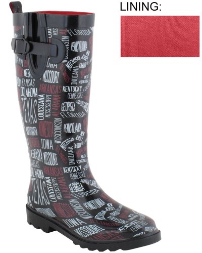 Capelli New York Shiny Fifty States Sporty Rubber Rain Boot product image