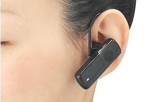 iBUFFALO ヘッドセットBluetooth2.0対応[PC,Andoroid,iPhone4S,携帯電話]対応イヤフック付ブラック BSHSBE10BK