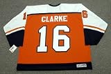BOBBY CLARKE Philadelphia Flyers 1983 CCM Throwback Away NHL Hockey Jersey, 2XL