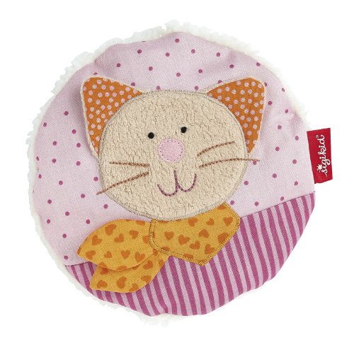 Imagen 2 de Sigikid 38223 - Cojín calentable relleno de huesos de cereza con diseño de gato