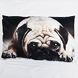 OLOKAA&reg;Custom style Pillowcase Standard Size "20X30"with olokaa logo&reg; (PUG DOG)