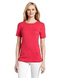 Red Dot Women's Short Sleeve Crewneck Top, Virtual Pink, Medium