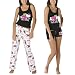 Hello Kitty Blk 3 Pc Pj Set - M