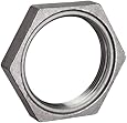 Stainless Steel 304 Cast Pipe Fitting, Hex Locknut, MSS SP-114, 1/2" NPT Female
