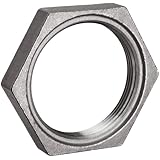Stainless Steel 304 Cast Pipe Fitting, Hex Locknut, MSS SP-114, 1/2" NPT Female