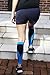 Shin Splint Compression Sleeves By Run Forever Sports - Health & Fitness Accessories for Men & Women - Ideal for Running, Cycling, Nurses, Maternity & More (Blue, Large)