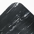 Cushion-Step Mat, Rubber, 36 x 72, Marbleized Black