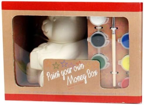 Paint Your Own Money Box - Teddy by craft kits