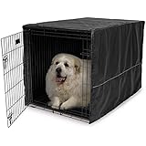 MidWest Black Polyester Crate Cover for 48 Inch Wire Crates, 48 Inches by 30 Inches by 33 Inches