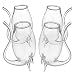 Oenophilia Porto Set of 4 Sippers - Clear
