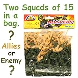 Army Toy Soldiers - Packs of 30 assorted soldiers.IMAGE
