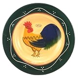 Rooster chicken Large Platter, Serving Platter Decor Platter.Ceramic by ACK