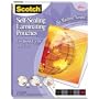 Scotch� Self-Laminating Sheets Letter Size LS854-25G, 9-1/16 Inches x 11-5/8 Inches, 25 Sheets