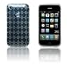 ** FÜR iPhone 3g & SPEED: Silikon Gehäuse Tasche für die sichere Aufbewahrung Ihres Handys Karo weiss Transparent
