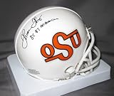 Thurman Thomas Oklahoma State Cowboys NCAA Hand Signed Mini Football Helmet with 85-87 All American