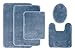 STAINMASTER TruSoft Luxurious Bath Rug, 21-By-36 Inch Blue Sky