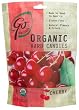 GoNaturally Organic Cherry Gluten Free Hard Candies, 3.5-Ounce Bags (Pack of 6)