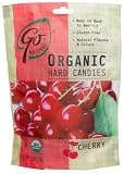 GoNaturally Organic Cherry Gluten Free Hard Candies, 3.5-Ounce Bags (Pack of 6)