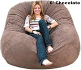 Review   / 6' X-large Earth Sac Foof Bean Bag Chair Love Seat