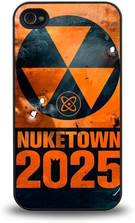 iPhone 4 4S case protective skin cover with Call of Duty Black Ops 2 Nuketown 2025 cool poster design #2