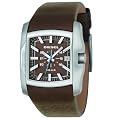 Diesel - DZ1179 - Montre Homme Acier - Quartz Analogique - Etanche 5 ATM - Dateur - Bracelet en Cuir Marron