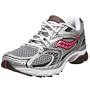 Saucony Women's Progrid Hurricane 11 Running Shoe,Silver/Pink/Purple,8.5 M