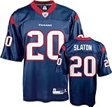 Steve Slaton Youth Jersey: Reebok Navy Replica #20 Houston Texans Jersey
