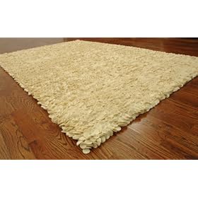 8'x8' Handmade Indian Manhattan Collection Square Rug