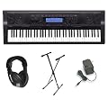 Casio WK-500 76-Key Personal Keyboard Package with Stand, Headphones and Power Supply