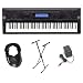 Casio WK-500 76-Key Personal Keyboard Package with Stand, Headphones and Power Supply