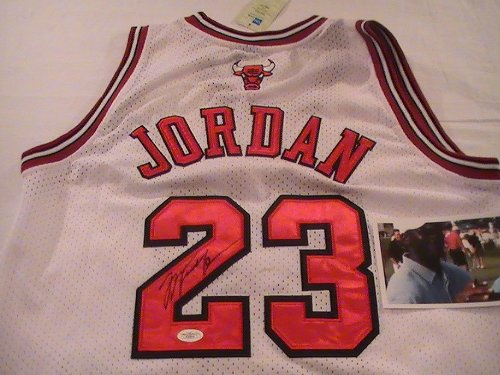 MICHAEL JORDAN SIGNED AUTOGRAPHED JERSEY CHICAGO BULLS COA JSA