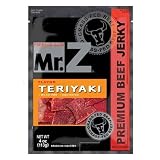 Mr. Z Premium Cuts Beef Jerky Teriyaki Flavor, 4-Ounce Bags (Pack of 6)
