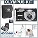 Olympus FE-340 Digital Black Camera Kit, with 2 GB xD Picture Memory Card, Camera Bag, Table Top Tripod, EZ Digital Photography Guide Card Spare LI- 42B Lithium-Ion Rechargeable Battery, Slinger Digital Memory Case(4), Professional Lens Cleaning Kit
