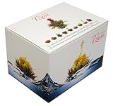 Tzuni Tea Golden Flower, Jasmine & Globe Amaranth, 8-Count, 2-Ounce Boxes (Pack of 3)