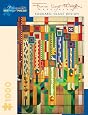 Pomegranate Frank Lloyd Wright: Saguaro Glass Designs 1000 Piece Jigsaw Puzzle