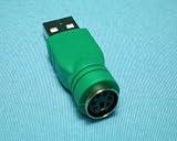 「189」USB Aタイプ オス から PS/2 メス 変換コネクター-525895