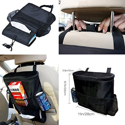 Car Seat Organizer / Kitchen Toolkit /Auto Seat Back Organizer/multi-pocket Travel Storage Bag/insulated Car Seat Back Drinks Holder Cooler / Storage Bag Cool Wrap Bottle Bag with Mesh Pockets