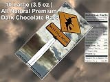 Bloomsberry Witch Crossing  Halloween Dark Chocolate - Ten 3.5 oz. Bars