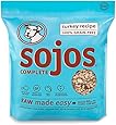 Sojos Complete Grain Free Freeze-Dried Turkey Raw Natural Dry Dog Food Mix, 8-Pound Bag