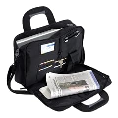 Aktentasche Reportertasche mit Laptopfach, vielseitig verwendbar in grau/schwarz + Adressbuch